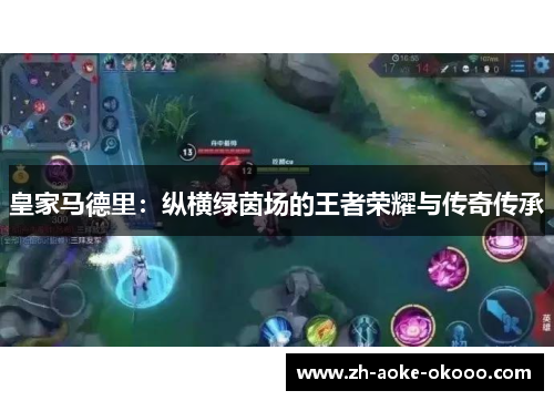 皇家马德里：纵横绿茵场的王者荣耀与传奇传承